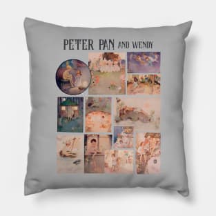 Peter Pan, Neverland Wendy Darling - Captain Hook, Tinker Pillow