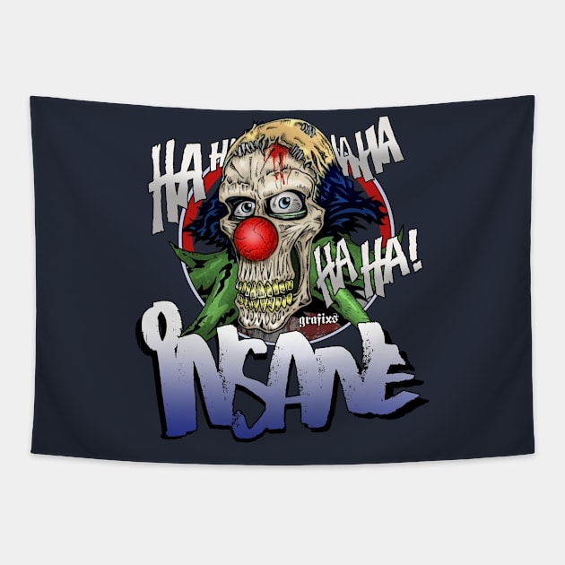 Insane by Grafixs© / Miguel Heredia Tapestry by Grafixs©