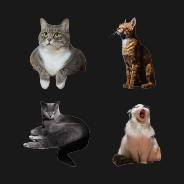 cats STICKER PACK by mcmetz