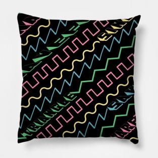 Synthesizer Waveform Pillow