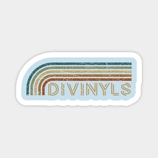 Divinyls Retro Stripes Magnet