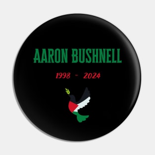 Aaron Bushnell, free palestine, us army Pin