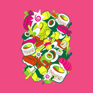 Neon Sushi T-Shirt