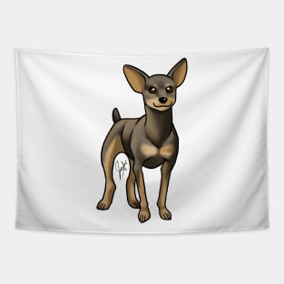 Dog - Miniature Pinscher - Black and Tan Tapestry