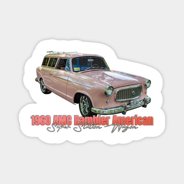 1960 AMC Rambler American Super Station Wagon Magnet by Gestalt Imagery