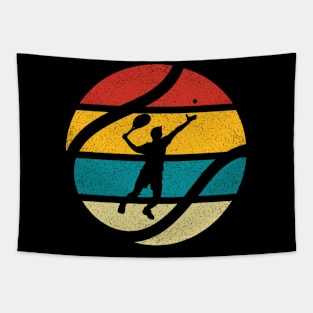 Retro Tennis Tapestry