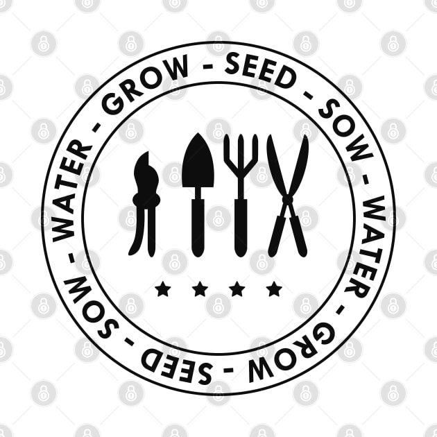 Gardener - Seed Sow Water Grow by KC Happy Shop