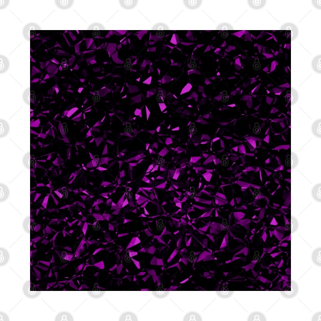 Abstract Purple Gem Pattern by thesnowwhyte