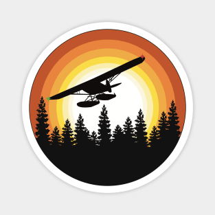 Seaplane Sunrise Magnet