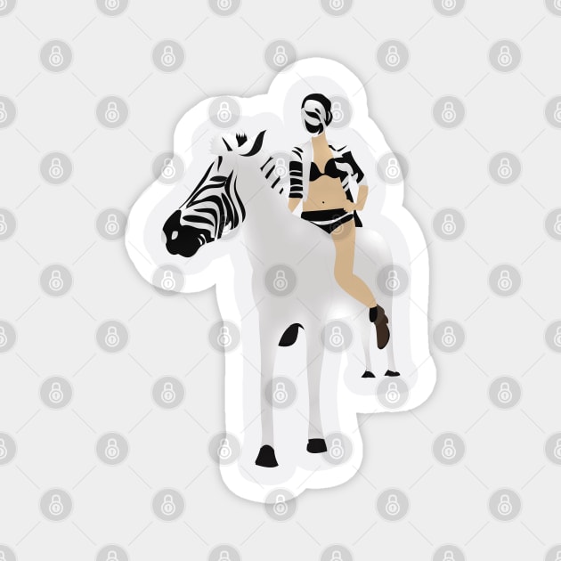 Zebra Magnet by ROCOCO DESIGNS