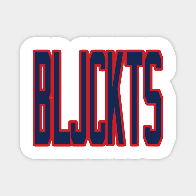 Columbus LYFE BLJCKTS I'd like to buy a vowel! Magnet by OffesniveLine