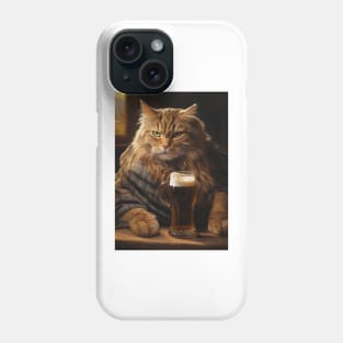 Funny Cat Beer Phone Case