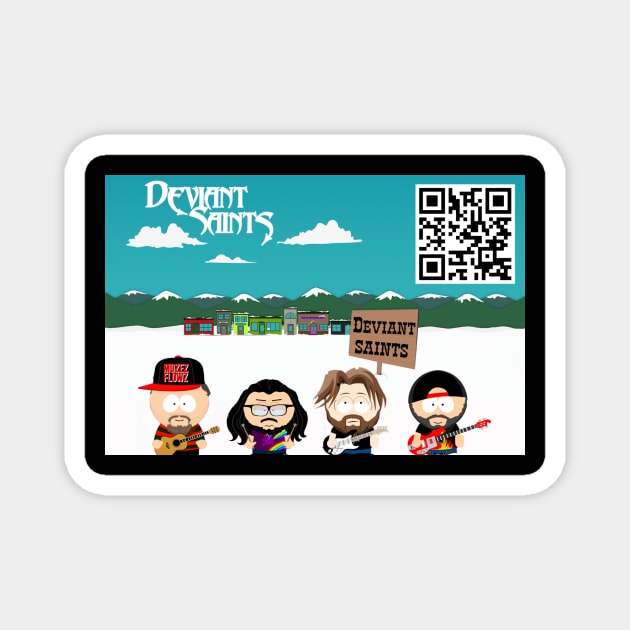 Deviant Saints South Park Front and Back Magnet by deviantsaints