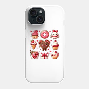 Valentine's Cartoon Delights Phone Case