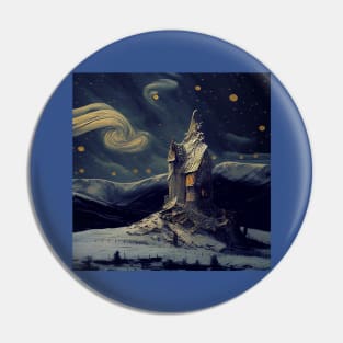 Starry Night Above The Shrieking Shack Pin