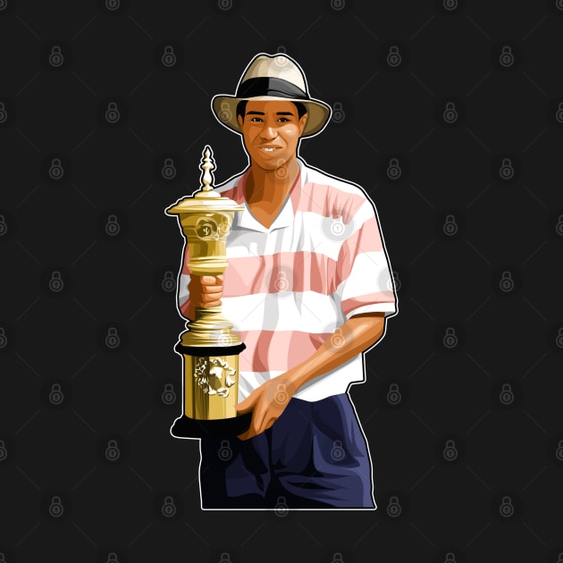 Tiger Woods Young Focus by RunAndGow