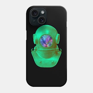 Scuba Diver Cat Phone Case