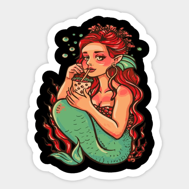 Creative Design Double-Layer Transparent Mermaid Drinking