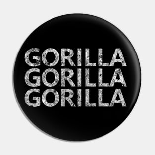 "Gorilla Gorilla Gorilla" Scientific Name, Western Lowland Gorilla Pin