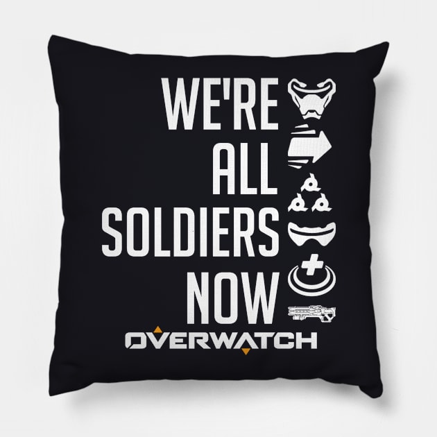 We're All Soldiers Now Pillow by ThatPonyGuy