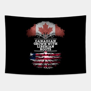 Canadian Grown With Liberian Roots - Gift for Liberian With Roots From Liberia Tapestry