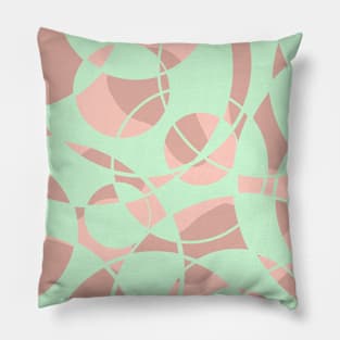 Green and Orange Pattern - Pattern collection Pillow