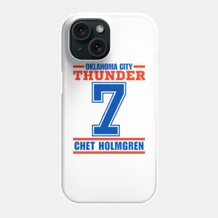 Oklahoma City Thunder Holmgren 7 Basketball Player Phone Case