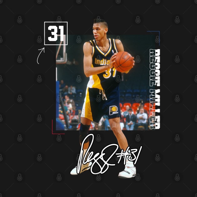 Reggie Miller Choke Sign Basketball Legend Signature Vintage Retro 80s 90s Bootleg Rap Style by CarDE