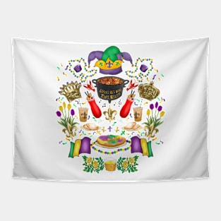 Mardi Gras Party Tapestry