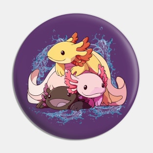 axolotl in water Pin