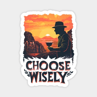 Choose Wisely - Sunset by the desert - Indy Magnet