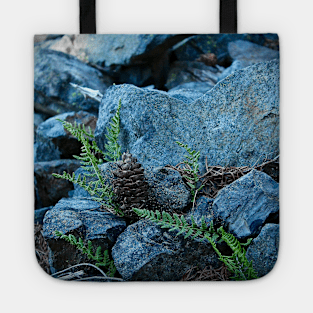 Tiny Ferns and Pinecone Tote