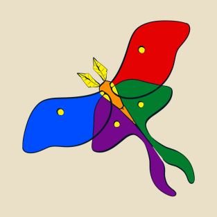 Gay Pride Moth T-Shirt