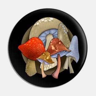 Mushrooms Pin