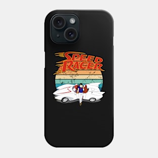 Retro Speed Racer Go! Phone Case