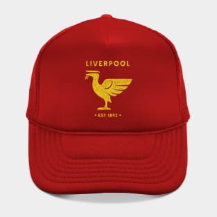Liverpool Liverbird Retro Vintage BIG gold Hat