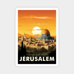 Jérusalem - poster - Affiche Magnet