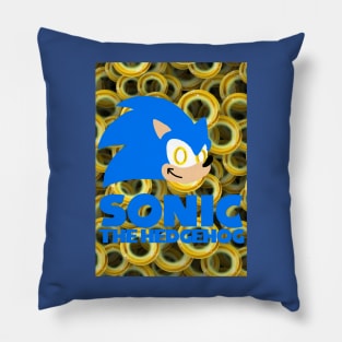 Chasing Coins Sonic Pillow
