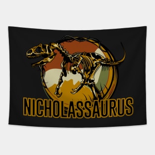 Nicholassaurus Nicholas Dinosaur T-Rex Tapestry