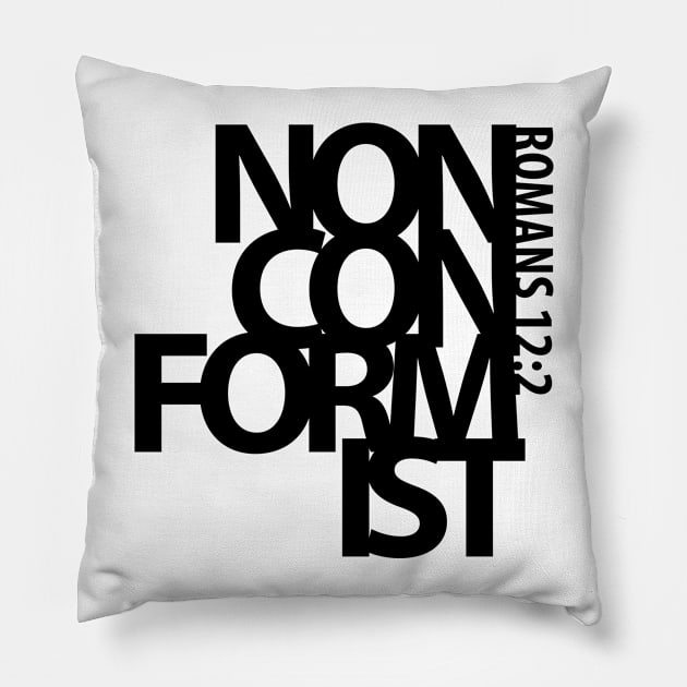 Nonconformist | Christian | Faith | Jesus Pillow by ChristianLifeApparel