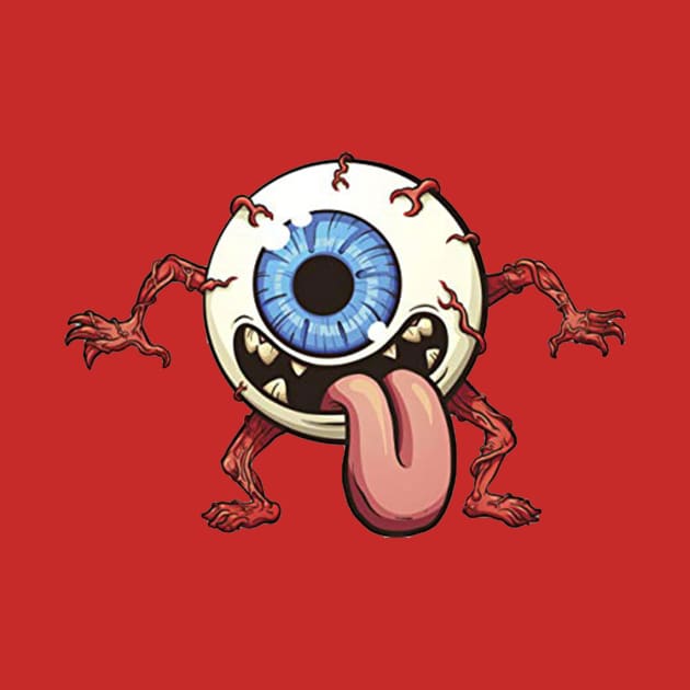 eyeball monster by Mihajr