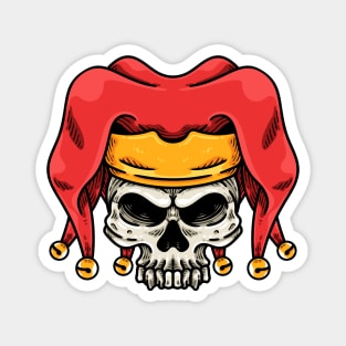 The Jester Skull Magnet