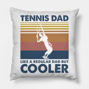 Tennis Dad Vintage Gift Father's Day Pillow