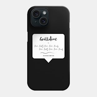 Guillotine Chorus Phone Case