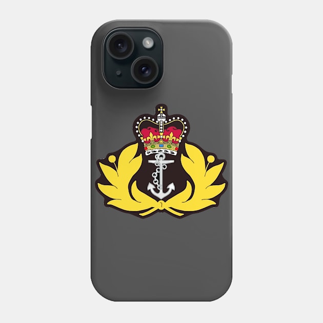 Royal Navy Logo Phone Case by Spacestuffplus