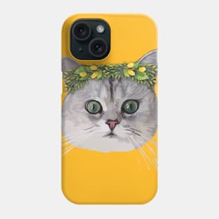 Flower Cat Phone Case