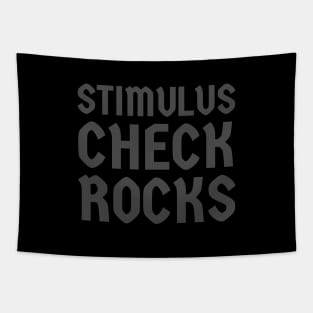 Stimulus Check Rocks! Tapestry