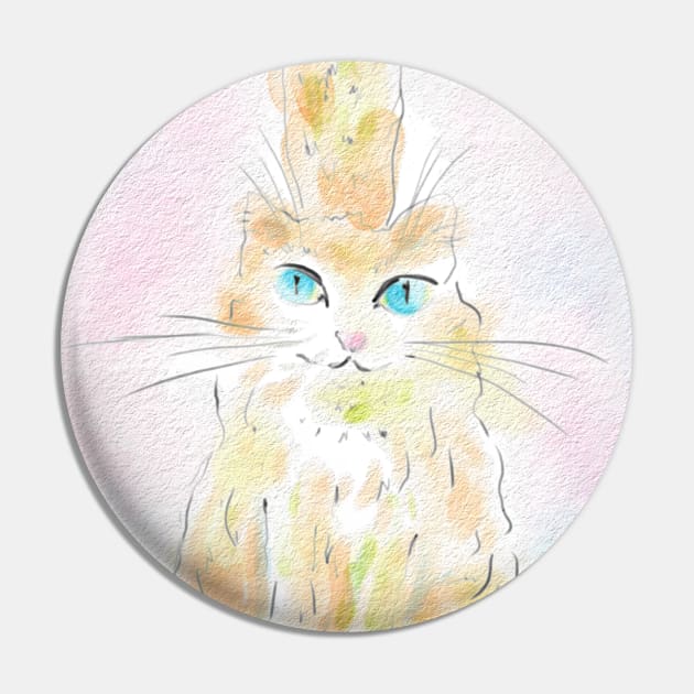 Ginger cat Pin by CatyArte