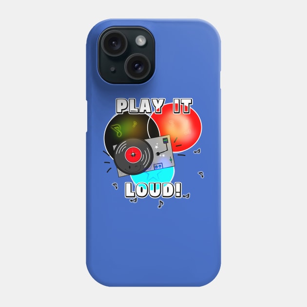 Play It Loud! Phone Case by DitzyDonutsDesigns