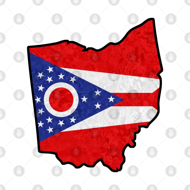 Ohio State Flag Dayton Cleveland Cincinnati Columbus Athens Toledo Akron Canton by TravelTime